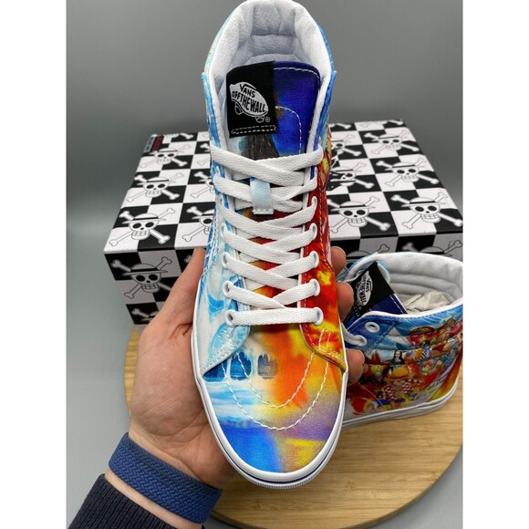Vans Shoes One Piece SK8-Hi Skate Sneakers Punk Hazard Anime Mens 6 Womens 7.5 - Picture 11 of 16
